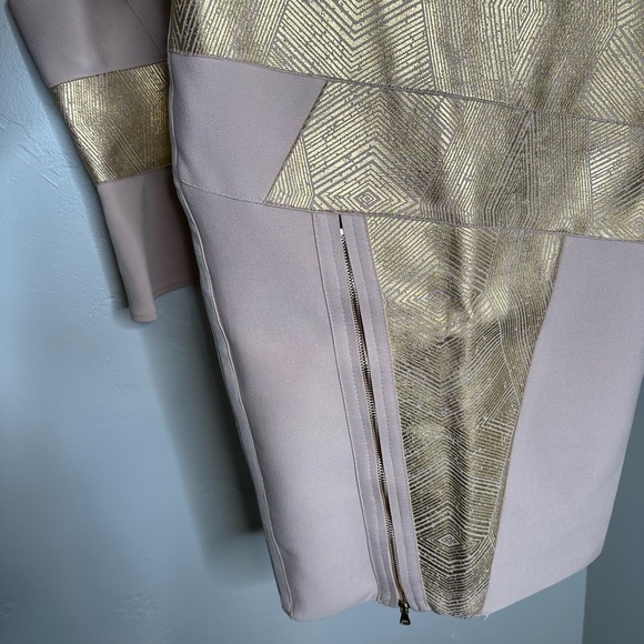 Pink & Gold Metallic Two Piece Skirt Set - Picture 8 of 8